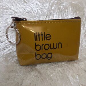 Bloomingdale's Exclusive Little Brown Bag Key Pouch Petite Zip Case